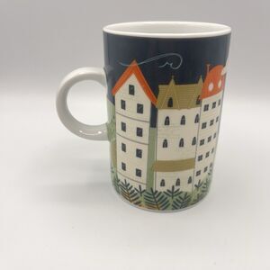 Danica Studio Mug "Hill and Dale" House Design 4.5" Tall Ceramic